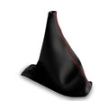 Leather Manual Shift Boot Cover for Nissan Xterra (2002–2006) Red Stitch