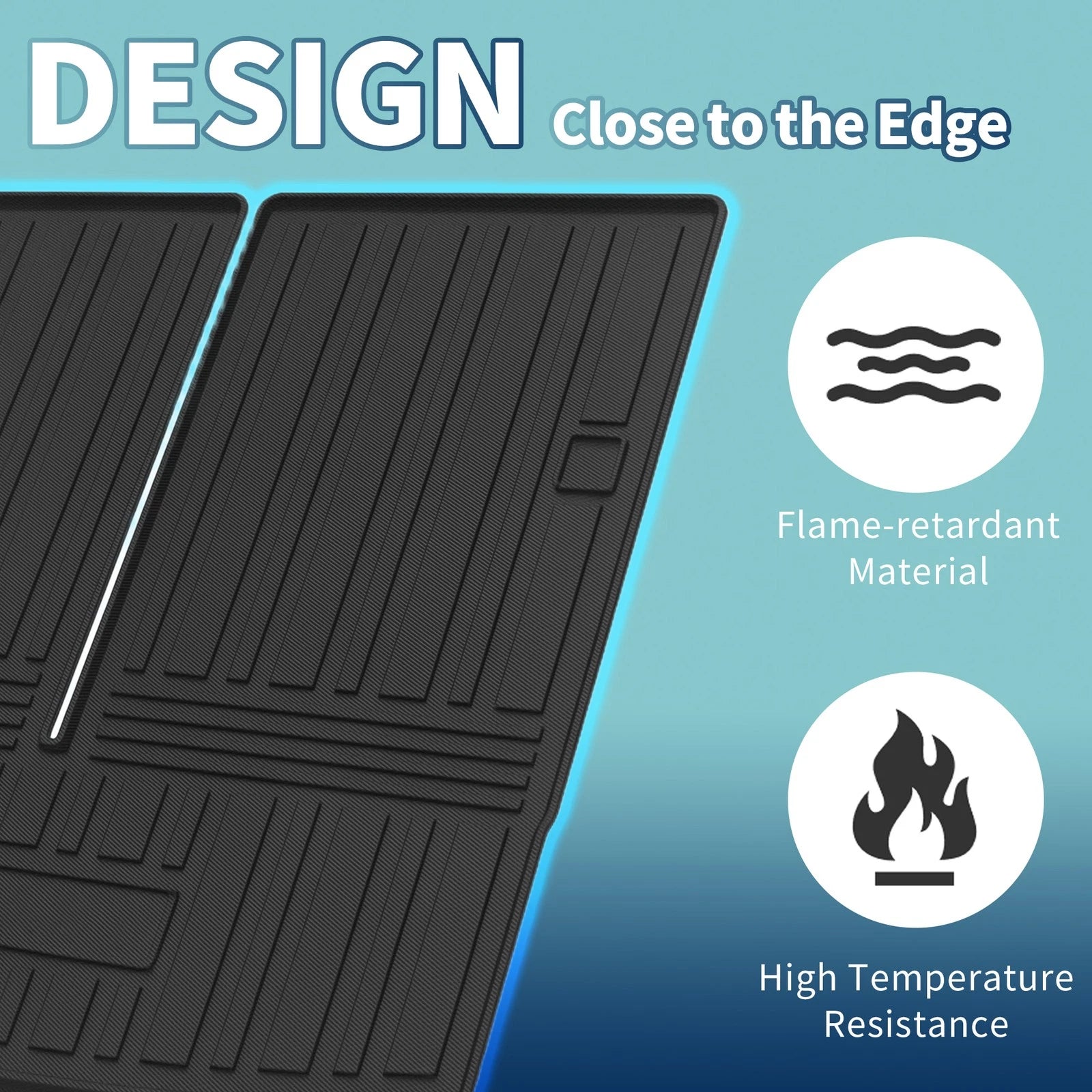 Cargo Liner Rear Trunk Mat for Volkswagen Tiguan (2018–2024) TPE 1 Pc