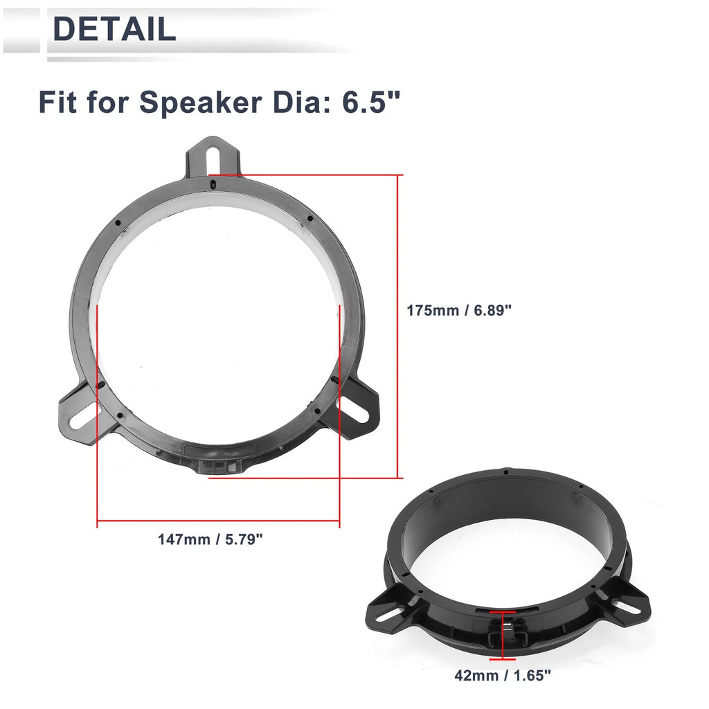 Speaker Spacer Ring Adaptor for Toyota (2000–2012) 6.5"