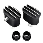 Finned Valve Covers & 12" Air Cleaner Breather Kit for SBC Chevy (1987–1997)