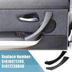 Rear Left Inner Door Panel Handle Outer Cover Black for BMW E90 (2005-2013)