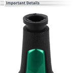 5 Speed Manual Gear Shift Knob for Chevrolet Spark (2013–2022) - Green Black