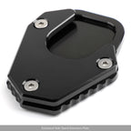 1X Kickstand Sidestand Extension Pad for Honda CRF250 Rally (2017–2018) Black