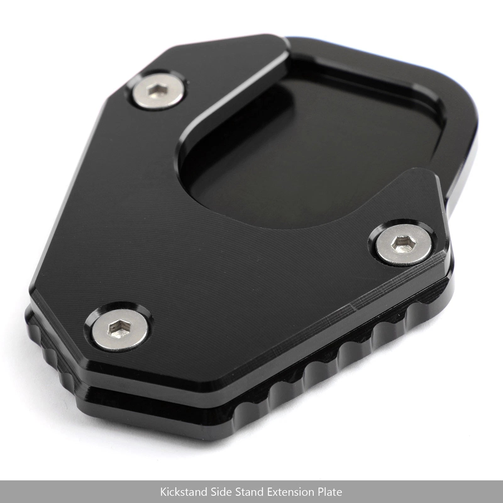 1X Kickstand Sidestand Extension Pad for Honda CRF250 Rally (2017–2018) Black