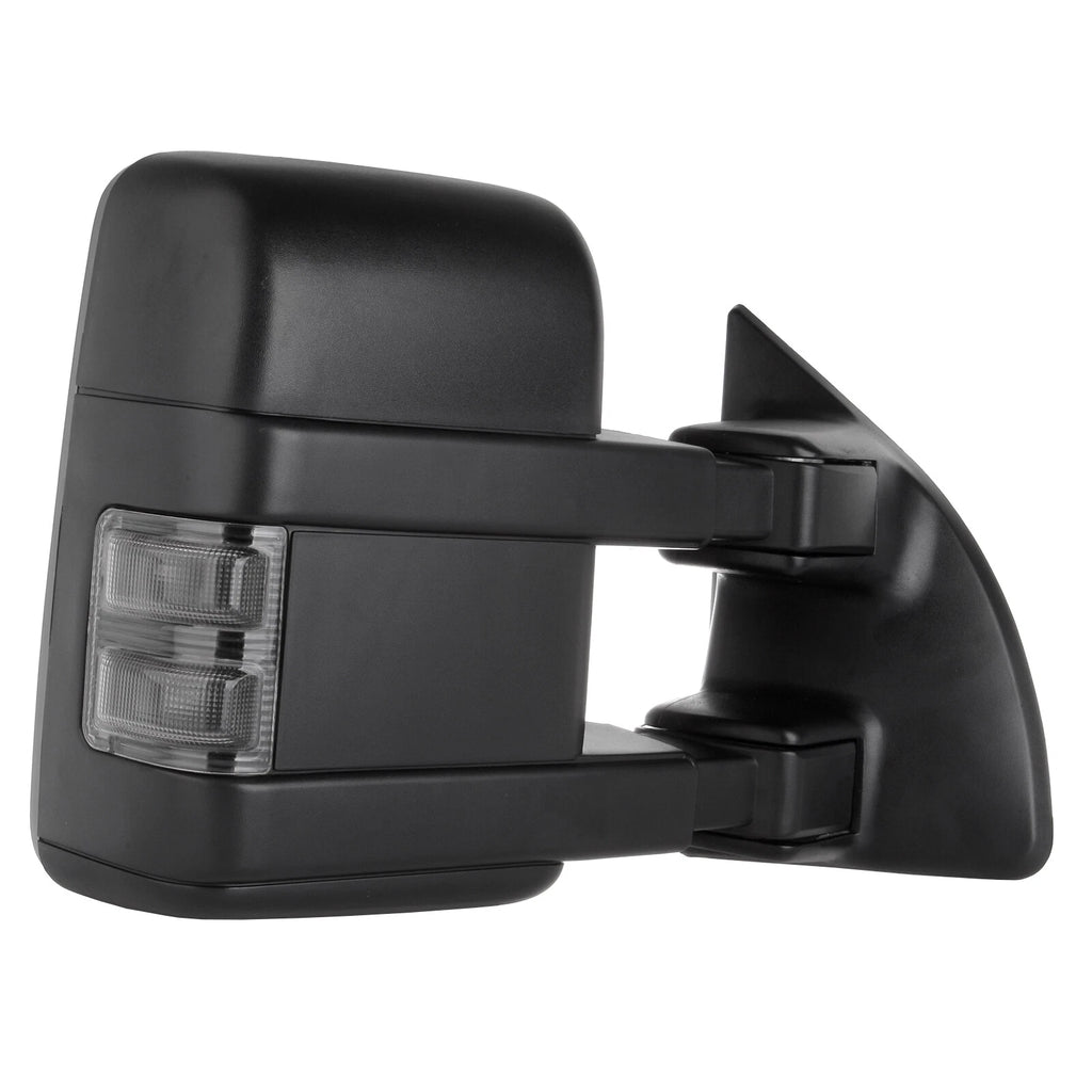 Left & Right Tow Mirrors for Ford F250/F350/F450 (1999–2007) Power Heated Smoke
