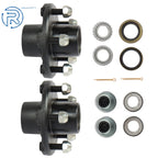 Set of 2 Trailer Hub Kit for 2000lbs Spindle (5 on 4.5")