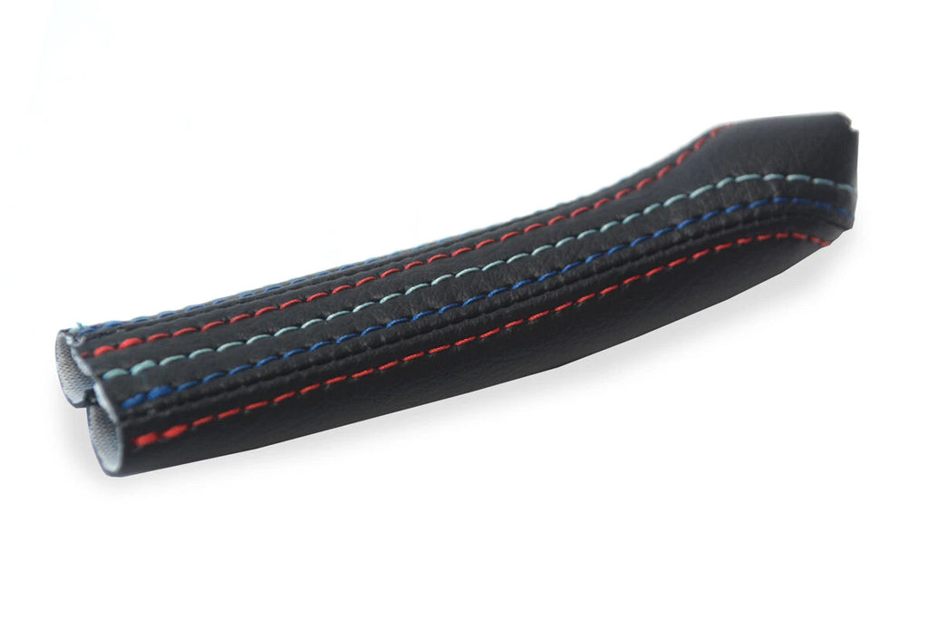 Leather E Brake Boot Cover for BMW E30 (1984–1991) Black M Type Stitch