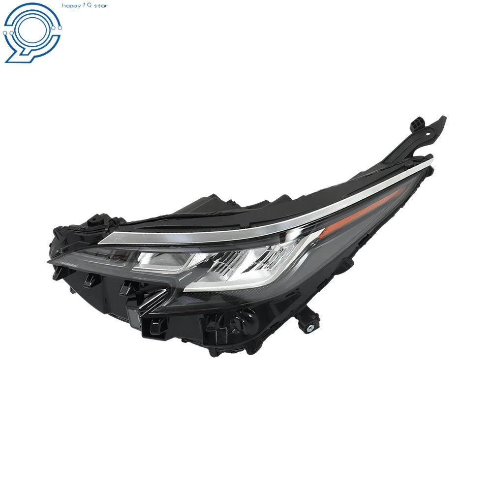 Left Headlight for Toyota Sienna (2021–2022) LED Chrome Bezel