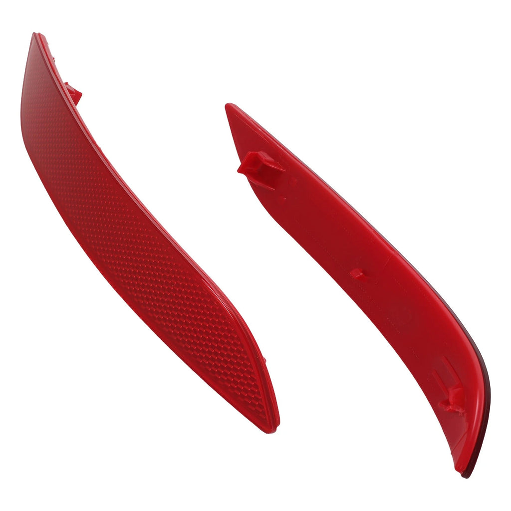 Set of 2 Bumper Reflectors for BMW X1 (2013–2015) Red Gray