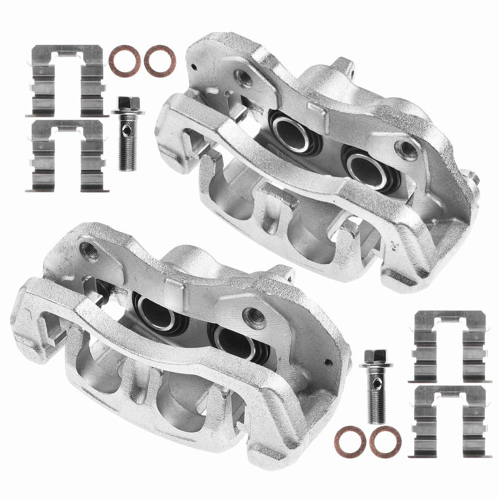 Pair Front Brake Calipers for Mitsubishi Montero (1992-1996)
