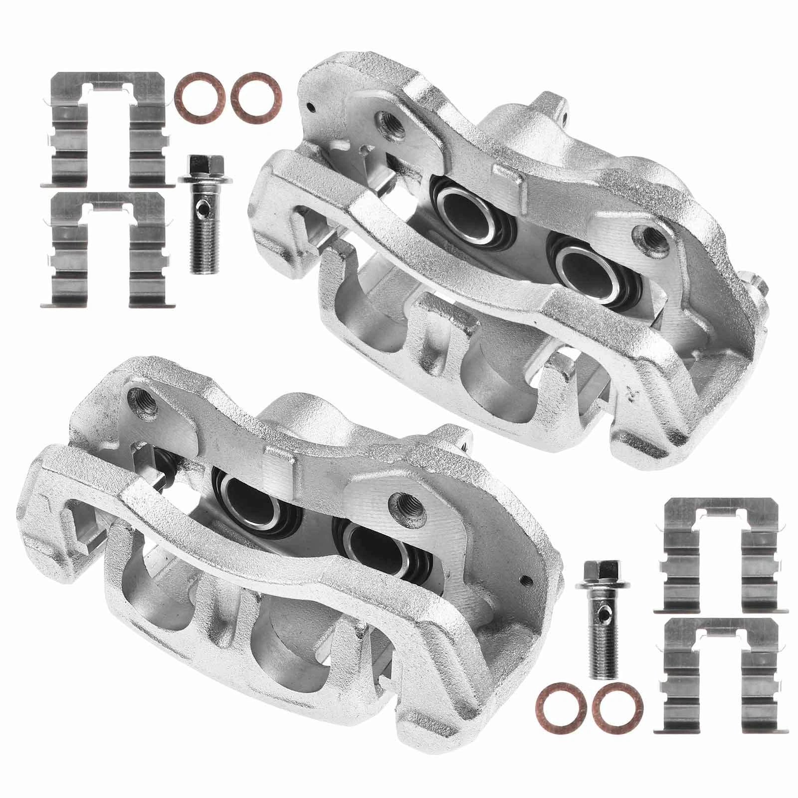 Pair Front Brake Calipers for Mitsubishi Montero (1992-1996)