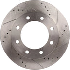 Front Drilled Slotted Brake Rotors for Ford F-450 Super Duty (2010–2012)