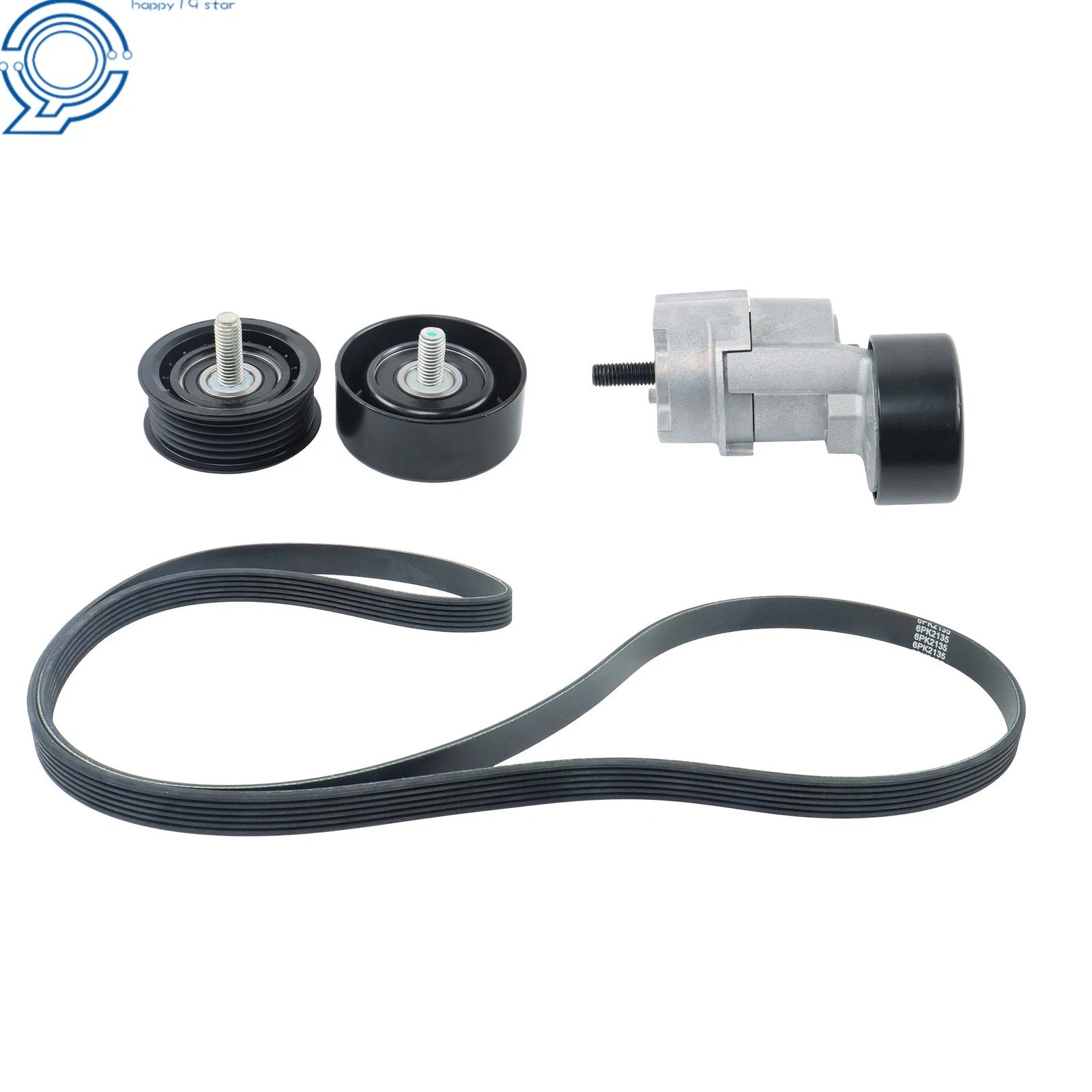 Engine Belt Tensioner & Idler Pulley Kit for Hyundai Kia 