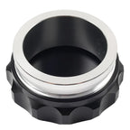2.5" Black Aluminum Alloy Weld-On Filler Neck & Cap for Tank Cover