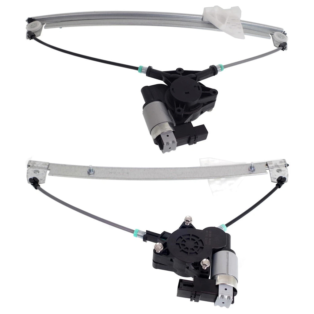 Set of 2 Window Regulators for Front & Rear Passenger Side
