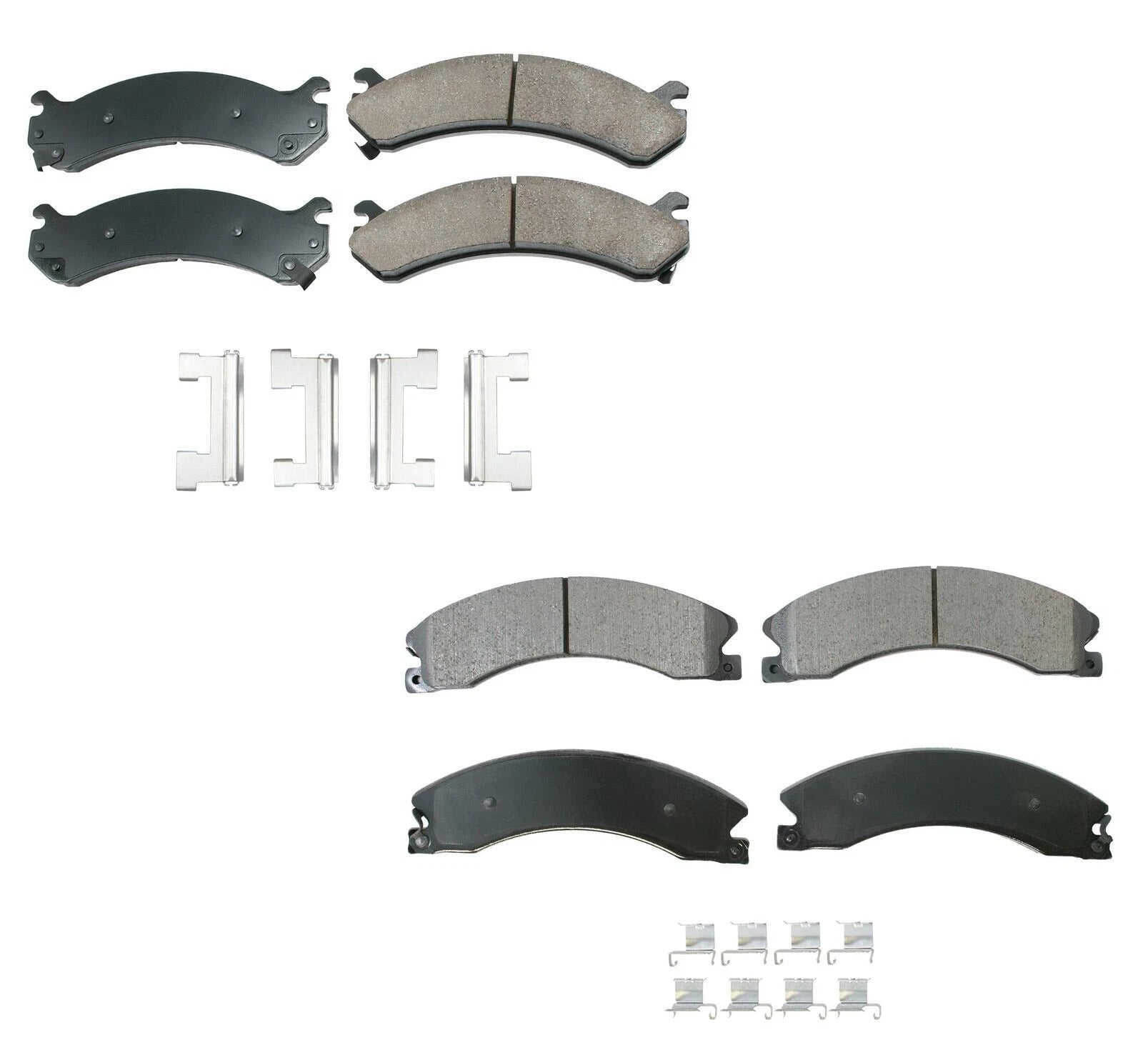 Akebono ProACT Brake Pad Kit for Express 3500, Savana 3500 (2003–2023)