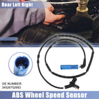 Set of 2 Rear ABS Wheel Speed Sensors No. 34526752683 for BMW 330i (2006–2013)