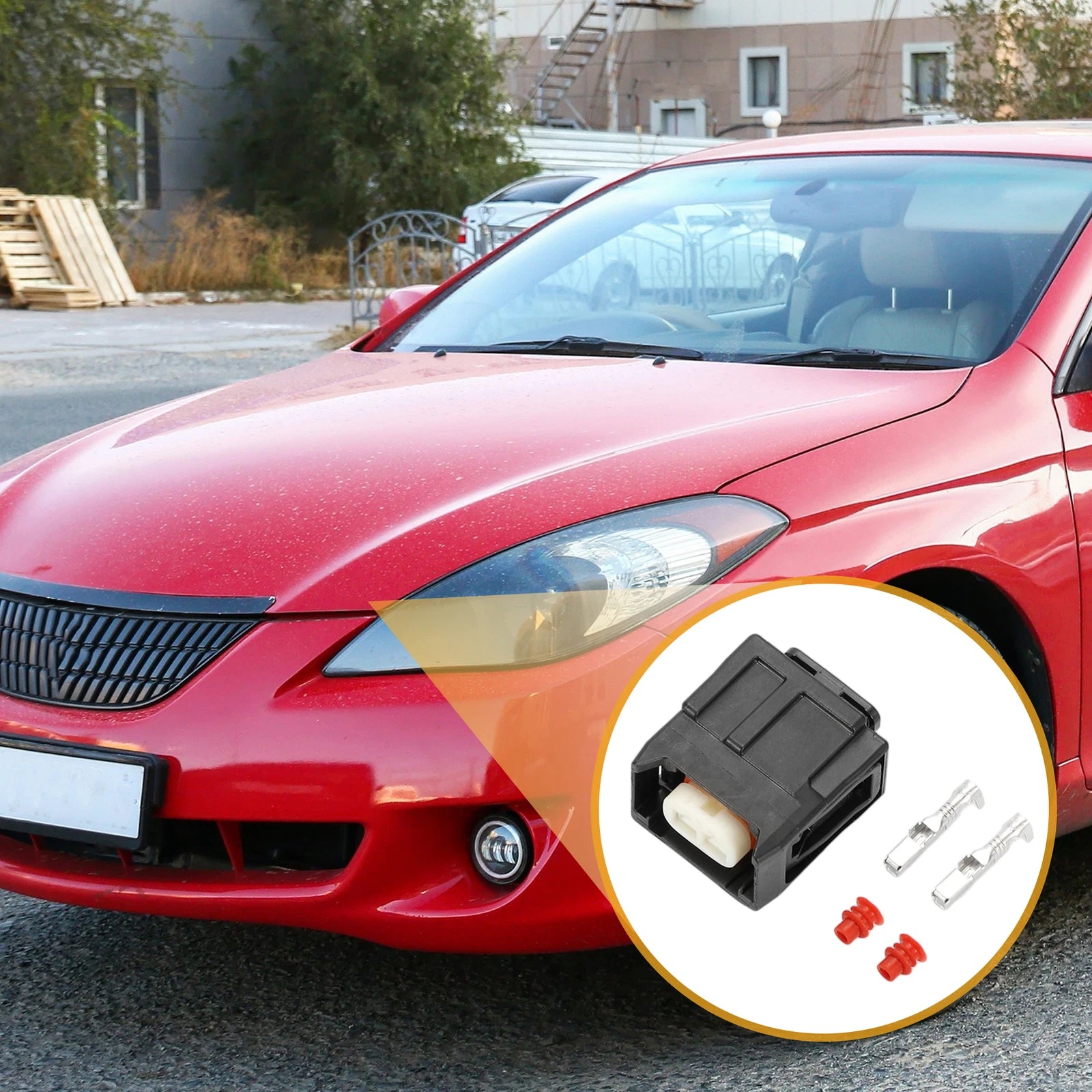 2 Pin Diesel Injector Connector Plug for Toyota 