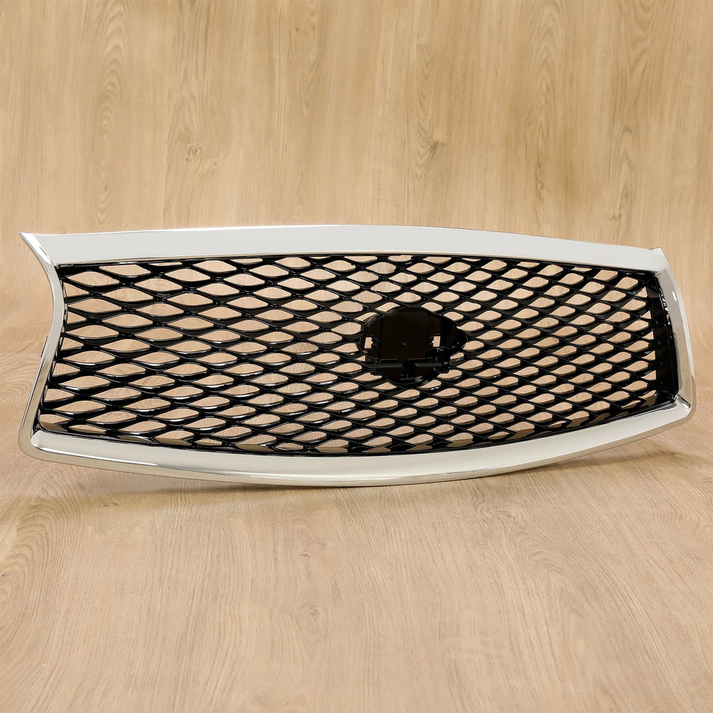 JDM Chrome Front Bumper Upper Grille for Infiniti Q50 (2014–2017)