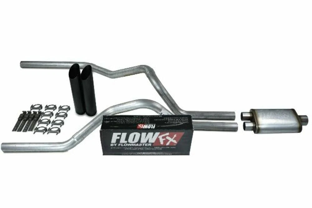2.5" Dual Exhaust Kit for Dodge Ram 1500 (2019–2025) Flowmaster Flow FX Black Tip
