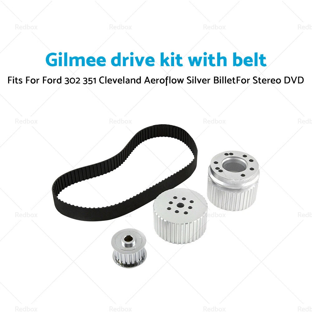 Gilmer & Belt Drive Pulley Kit for Ford Small Block 302 351C