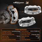 Front Left & Right Brake Calipers w/ Bracket for Ford Expedition F-150 (2015–2020)