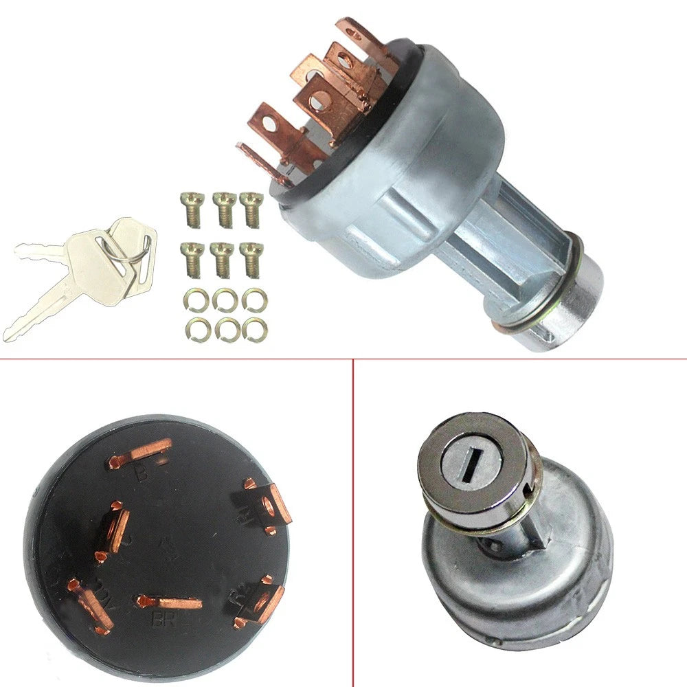 Ignition Starter Switch for John Deere, Yanmar, Kubota, Iseki