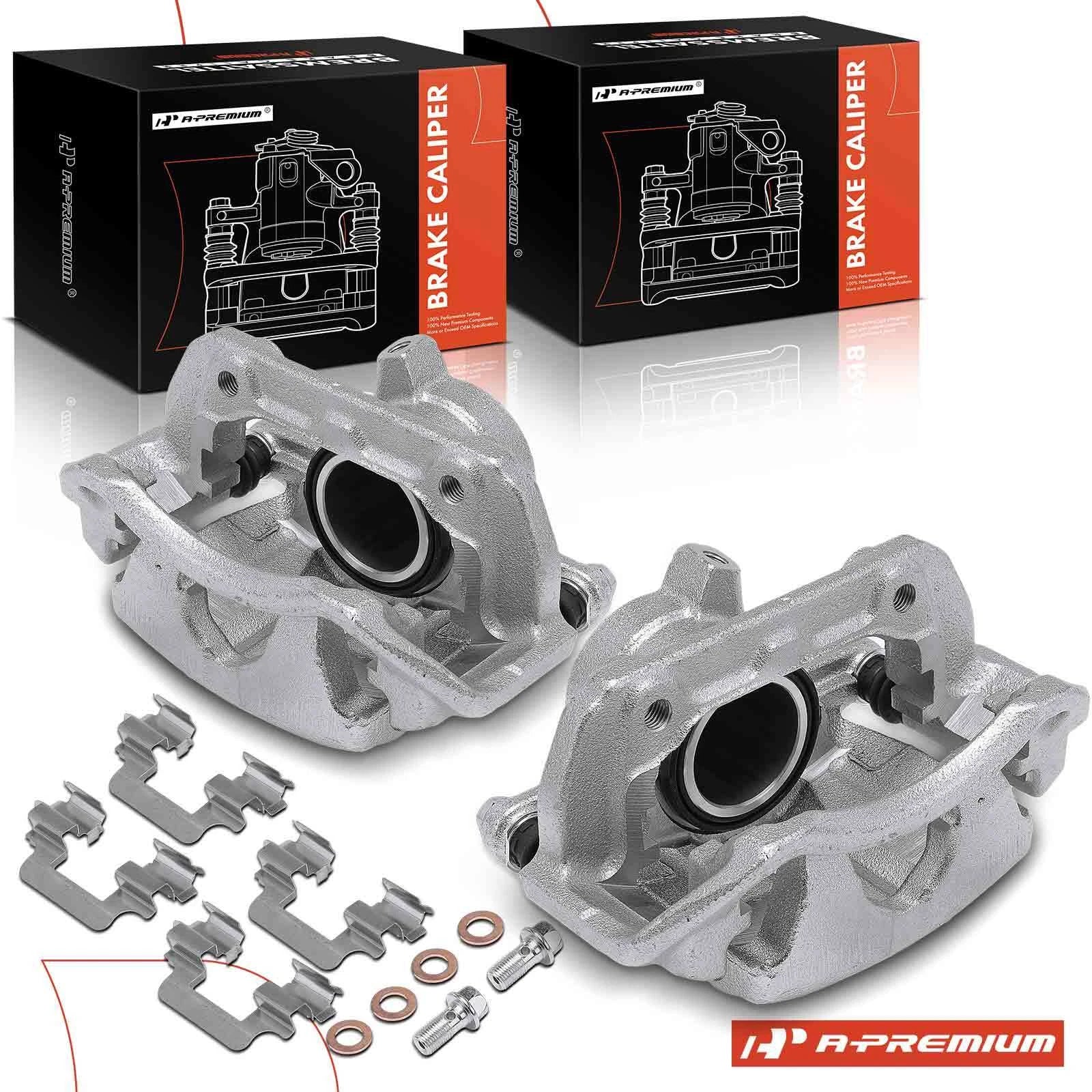Pair Front Disc Brake Calipers for Mercedes-Benz C230 C240 (2003–2009)