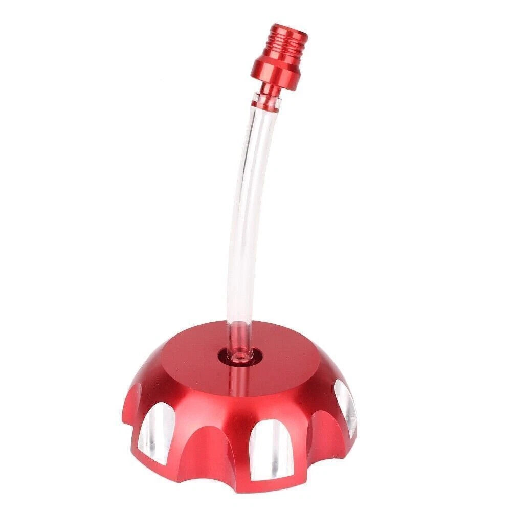 Gas Fuel Tank Cap & Breather Pipe Red for Honda CRF150F/CRF230F (2003–2017)