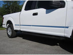 12pc. Luxury FX SS Side Molding Inserts for 2015-20 Ford F-150 Crew Cab 5.5' Bed