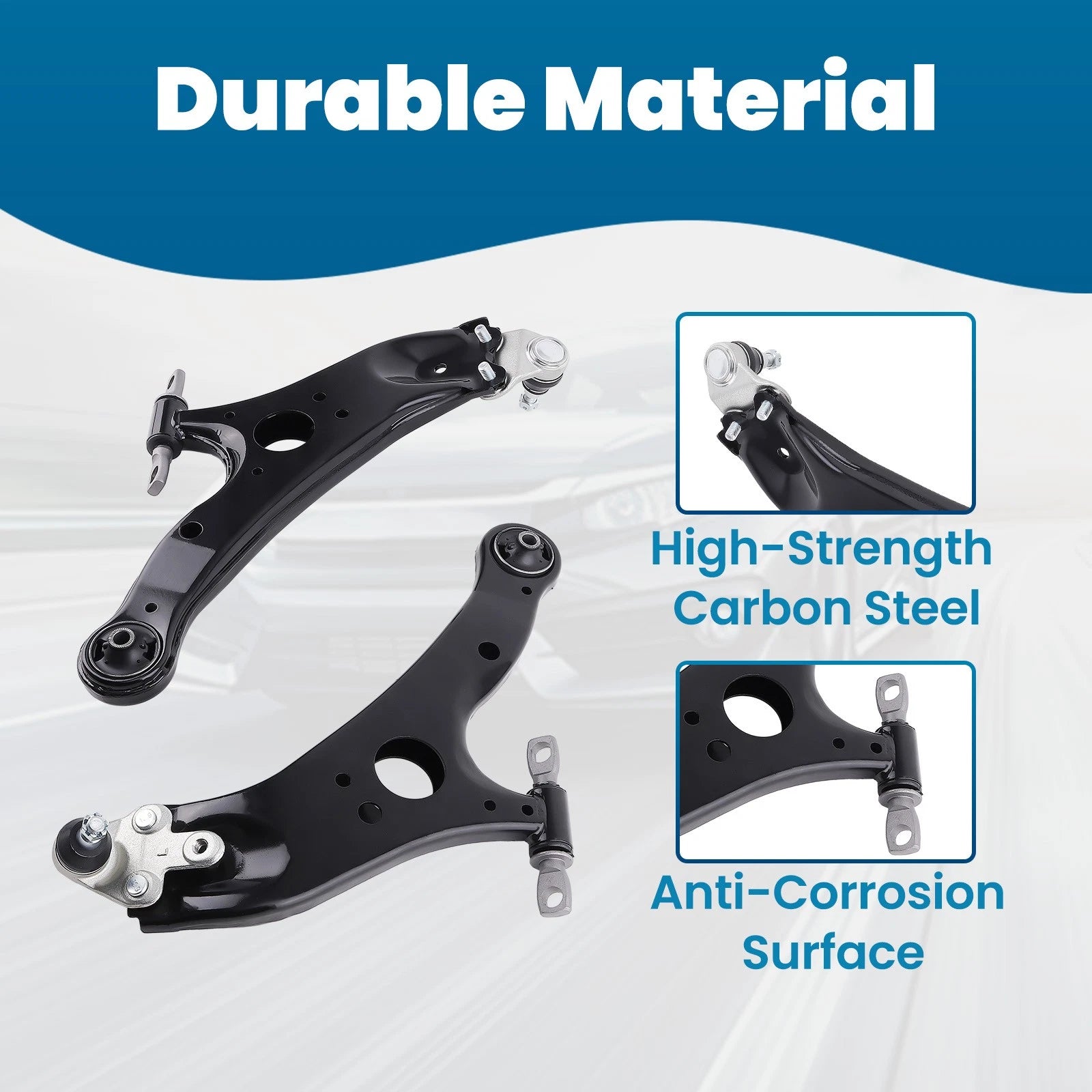 Front Suspension Control Arm and Ball Joint Link Kit for Toyota Sienna (2011–2020)