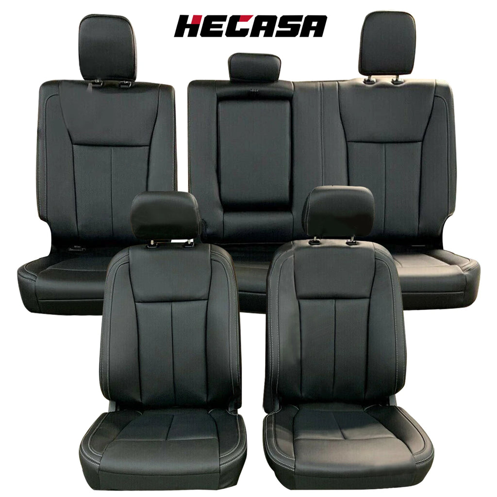 Full Car Seat Covers Kit for Ford F150 Super Crew Cab (2015–2022)