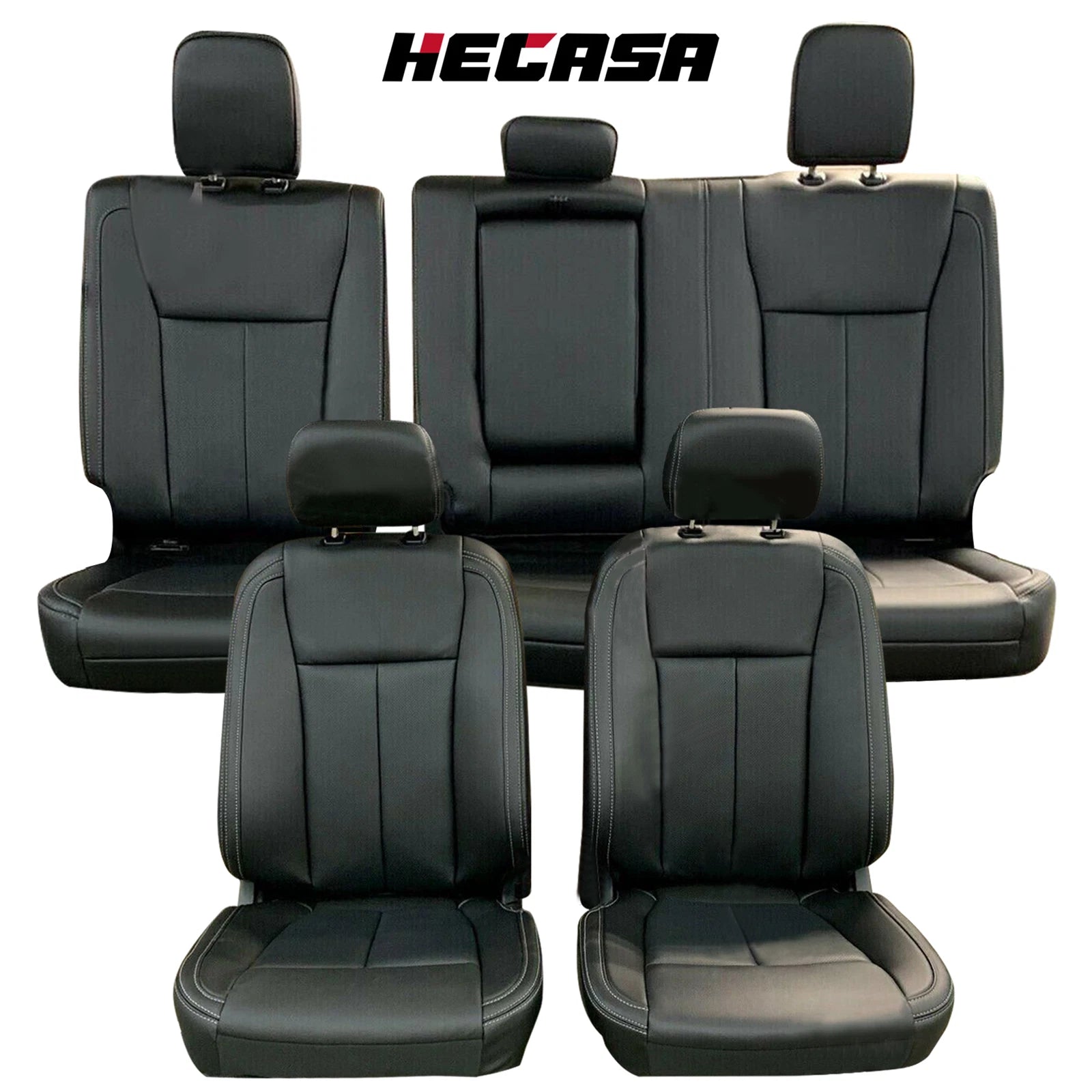 Full Car Seat Covers Kit for Ford F150 Super Crew Cab (2015–2022)