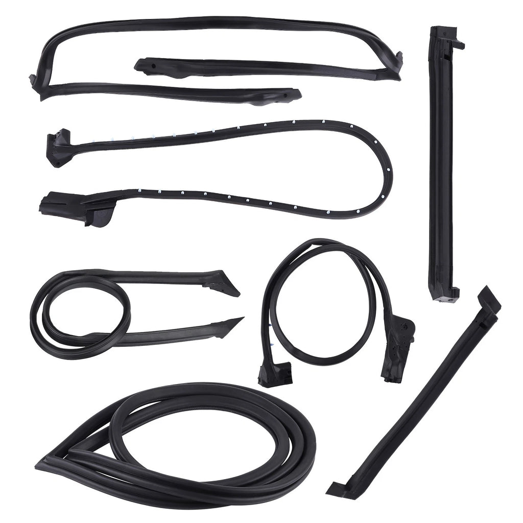 Set of 2 Weather Strip Seal Kit for Chevrolet Corvette C4 (1990–1996) 9096GGW 8489GGW