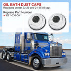 Oil Bath Cap for Dexter 6K 7K 8000# Trailer Axle (21-35)