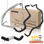 4X Power Steering Pressure & Return Line Hose for Lincoln 