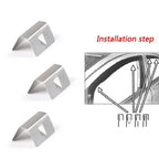 8PCS / 12PCS Wind Rain Deflector Channel Metal Retaining Clips