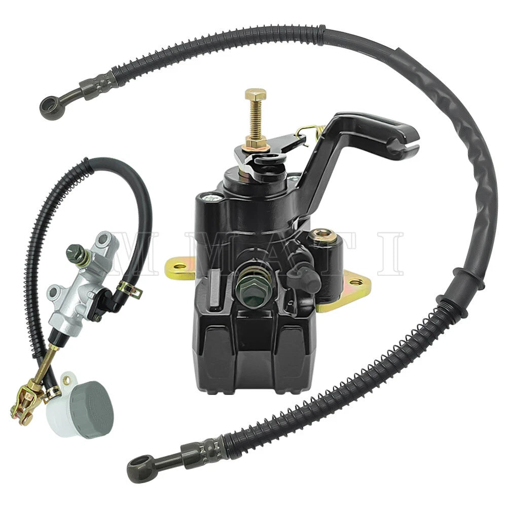 Rear Brake Caliper & Master Cylinder w/Hose for Yamaha Warrior 350 (1987–2004)