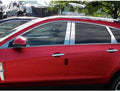 8p Luxury FX Chrome Pillar Post Set w/Triangles for 2010-2016 Cadillac SRX