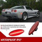 Red LED Side Marker Lights for Chevrolet Corvette C5 (1997–2004) Rear Left & Right