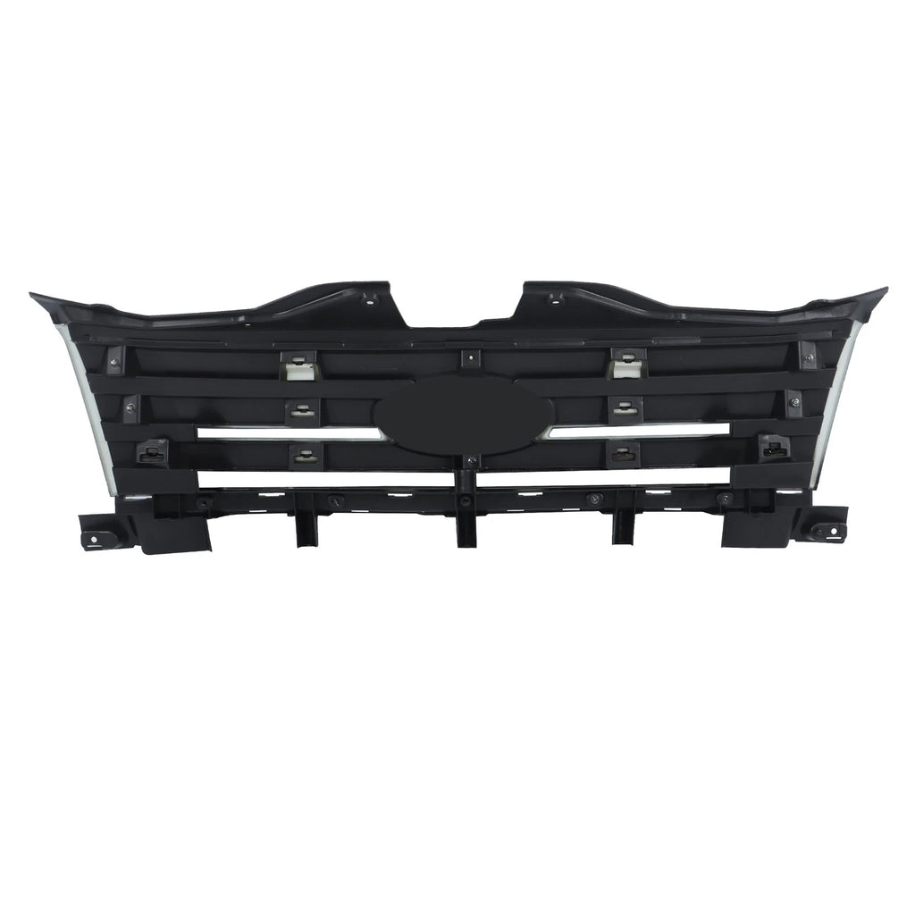 Chrome Front Upper Bumper Grille + Fog Light Lamp for Ford Edge (2007–2010)