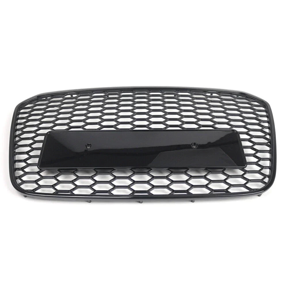 Front Bumper Mesh Grill for Audi A6 S6 C7 (2012-2015) Black