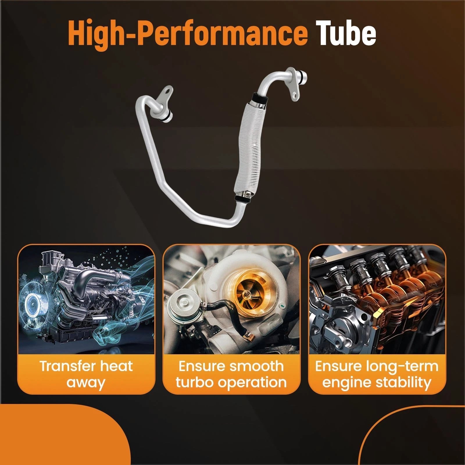 Turbo Coolant Line for BMW M140i 440i 540i 740i F22 F30 G30 G11 (2016–2020) 11537643177