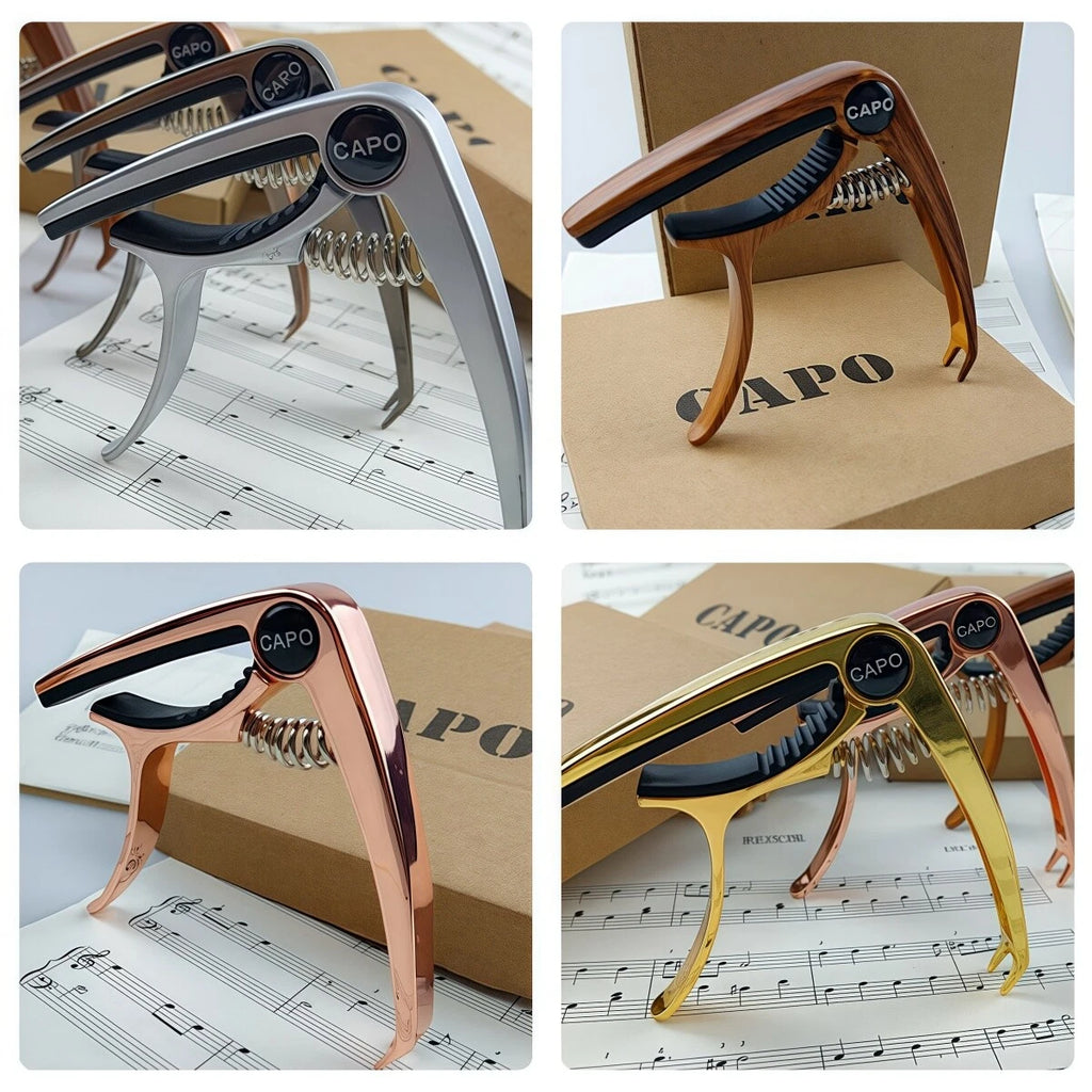 Zinc Alloy Guitar Capo with String Puller for Acoustic Guitars (All Years)