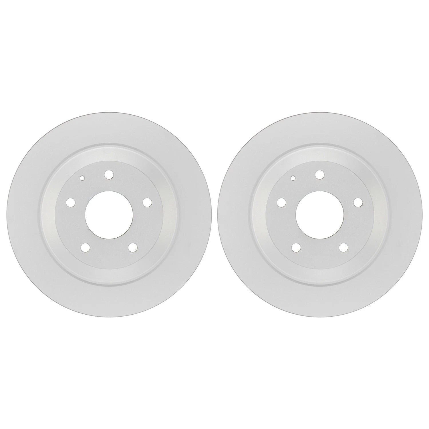 2X Bosch QuietCast Rear Disc Brake Rotors for Mazda CX-30 CX-5 MX-30 EV