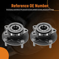 2X Front Wheel Hub Bearing for Nissan Cube L4 Wagon (2009–2014) HA590379
