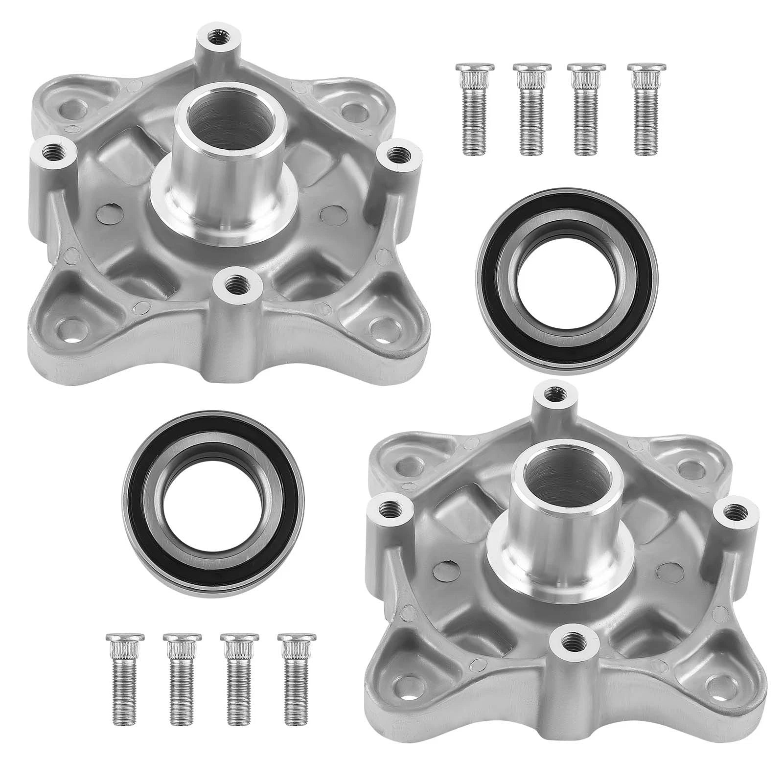 2pc Rear Wheel Hub w/Bearing Bolt for Polaris RZR 800 EFI EPS (2011–2012) 3585502