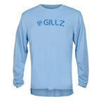 Gillz Pro Series Long Sleeve Shirt for Men (Powder Blue, Medium) GMLUVPR-434-M