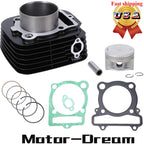 Top End Kit Cylinder Piston Gasket for Yamaha Wolverine 350 YFM350 (1995–2009)