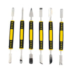 6pcs Phone Watch Battery Opener Metal Crowbar Set Pry Remover Tool